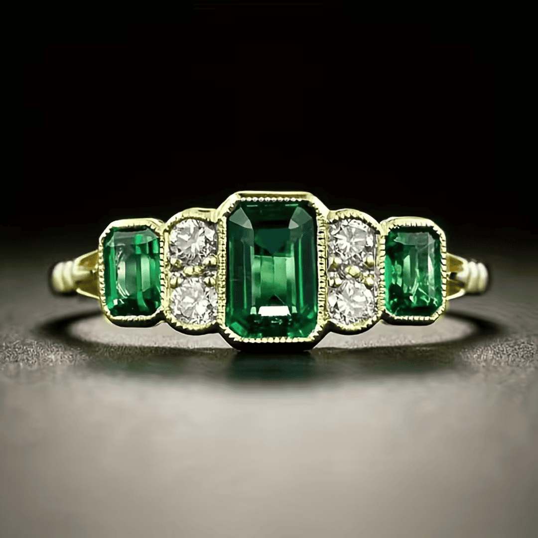 Vintage Heirloom Emerald Ring