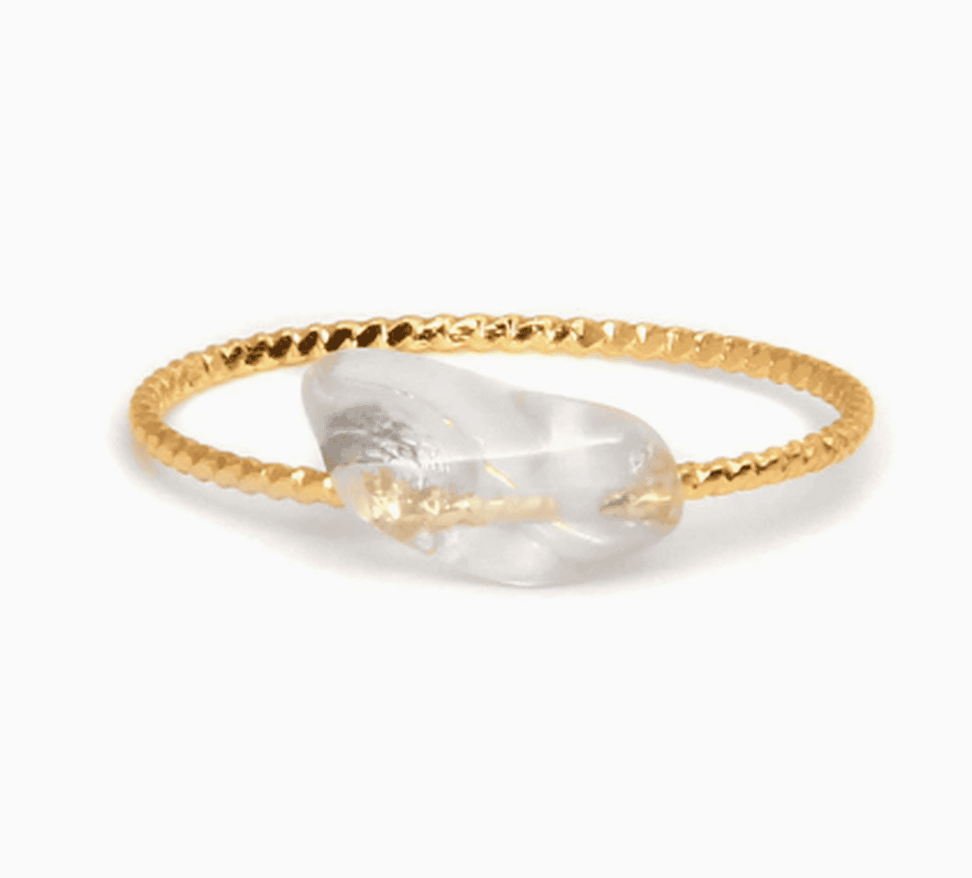 Thin Ring with Colorful Stones