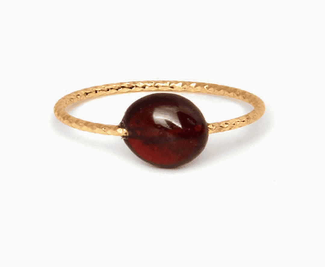 Thin Ring with Colorful Stones
