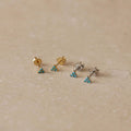 Trio Turquoise Micro Studs