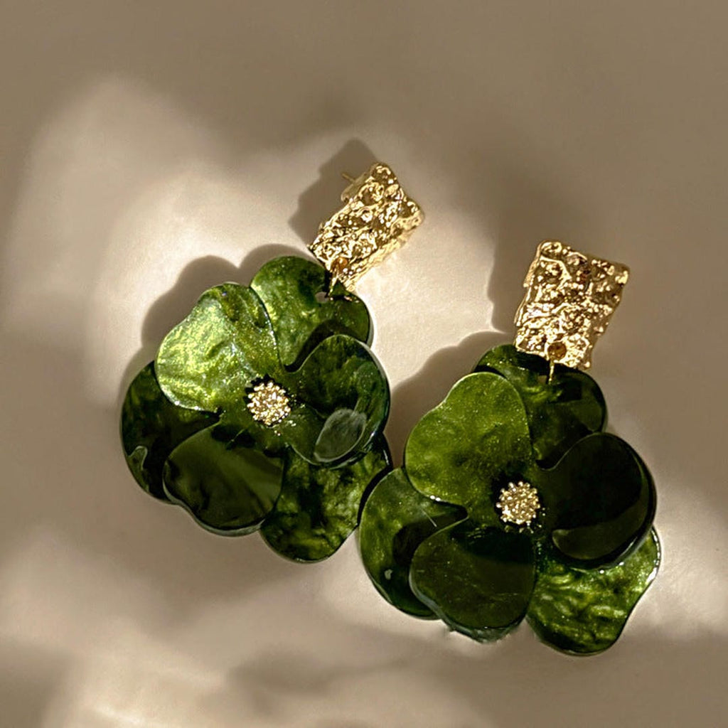 Elegant Bohemian Floral Earrings