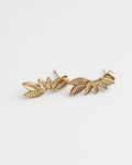 Vera Gorgeous Leaves Stud Earrings