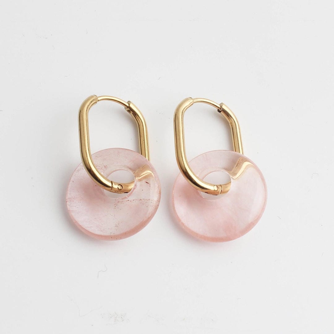 Tirza Earrings Natural Stone