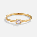 June Birthstone 18K Gold Ring