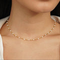 Clean White Bead Necklace