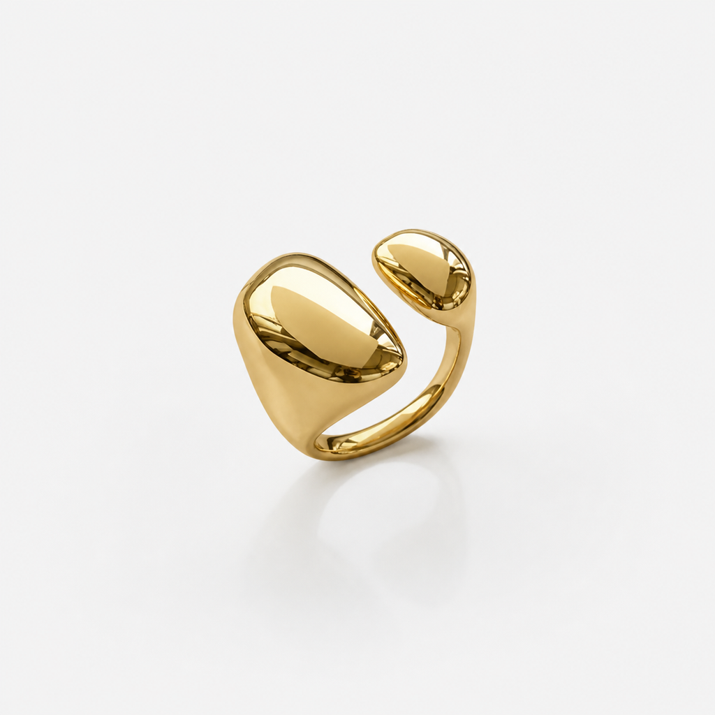 Minimalist Gold Flow Ring
