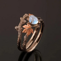 Elegant Natural Moonstone Ring
