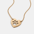 Memorial Ashes Heart Pendant Necklace