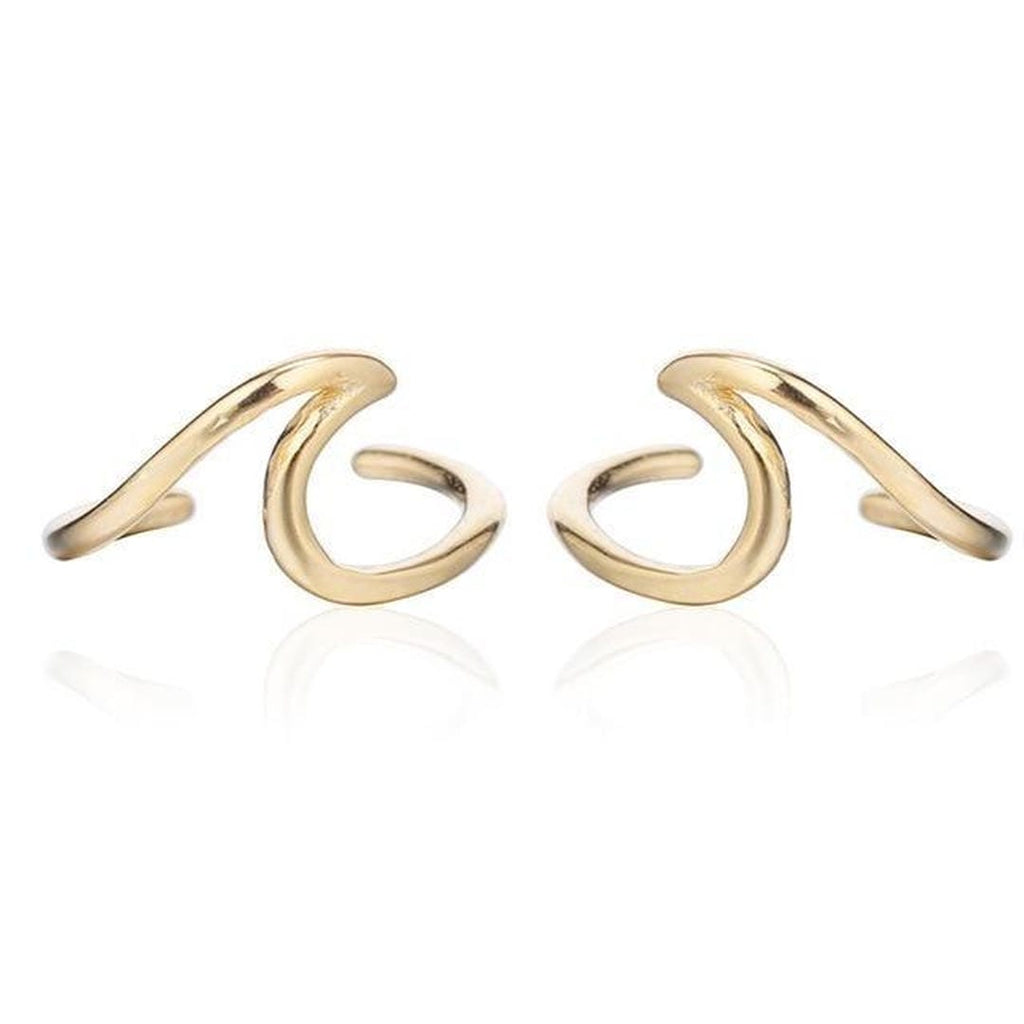 Azure Wave Ear Cuff