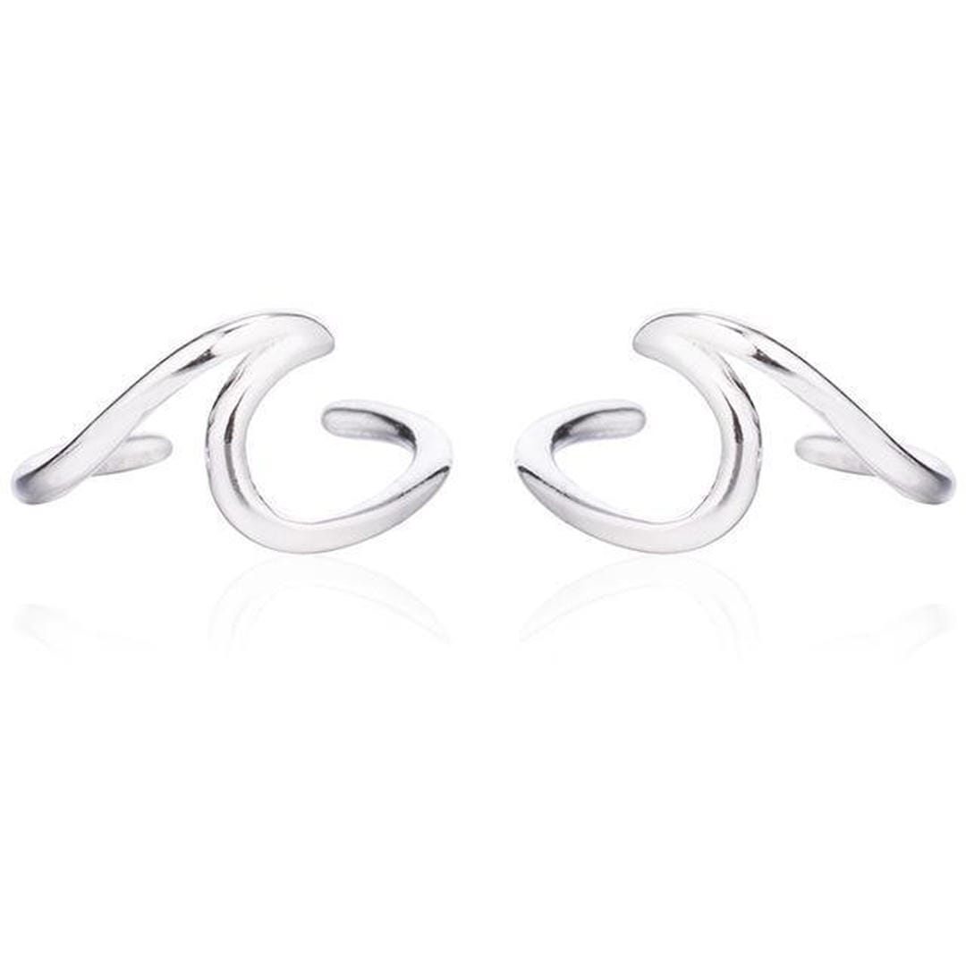 Azure Wave Ear Cuff