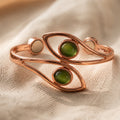 Iridescent Opal Copper Bracelet
