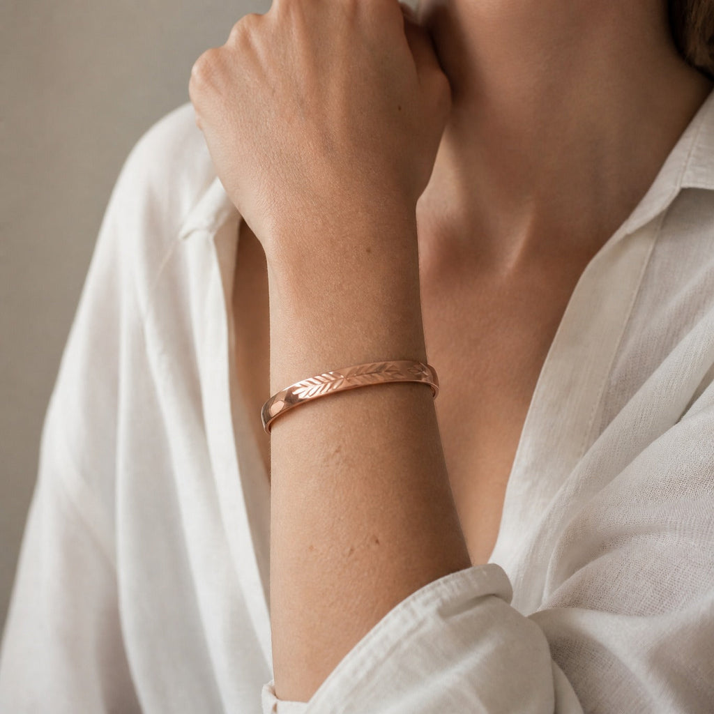 Moonlit Copper Bracelet