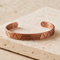 Crest Radiance Copper Bracelet