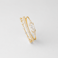 Mila Golden Rings Set