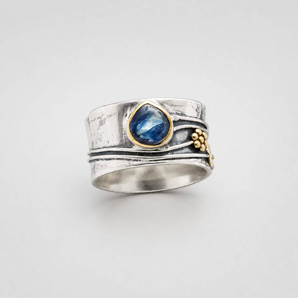 Bohemian Gemstone Meditation Ring