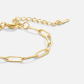 Modern Link Gold Bracelet