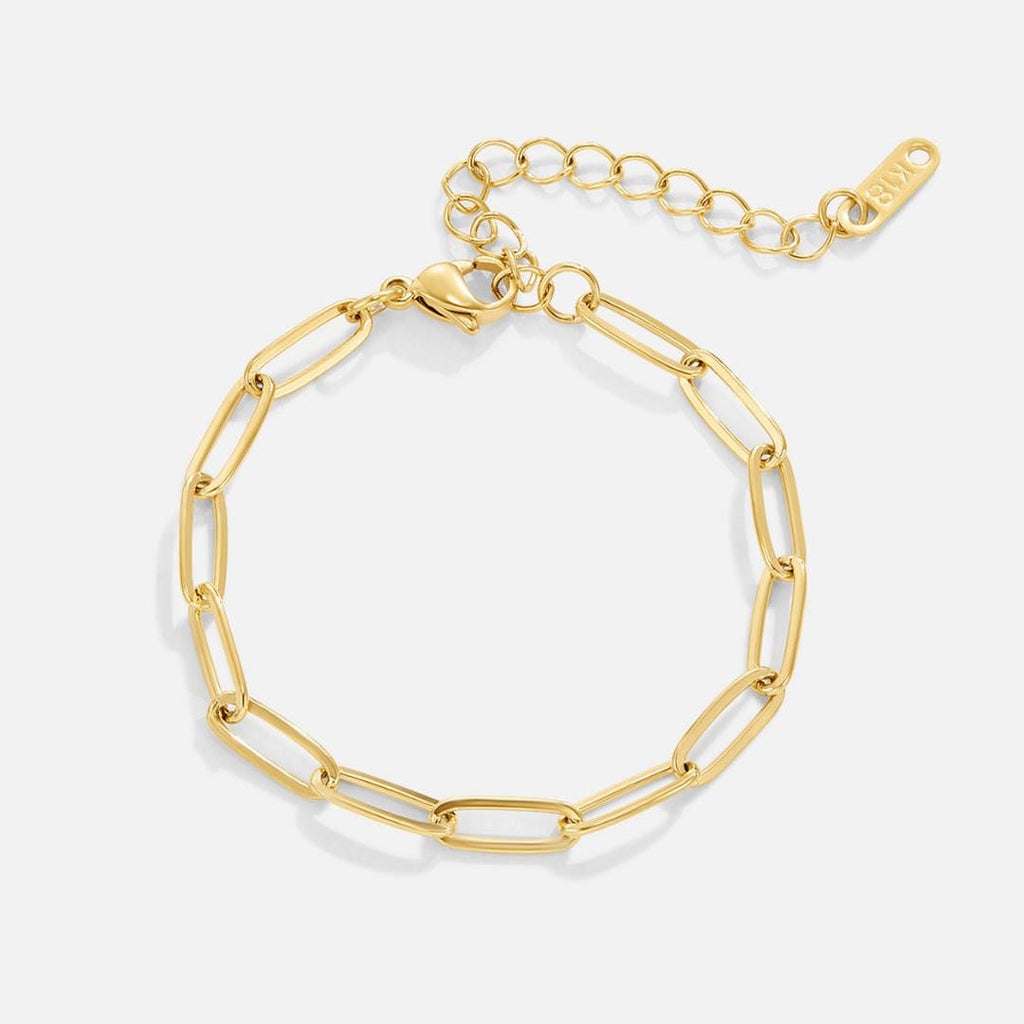 Modern Link Gold Bracelet