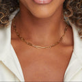 Gold Chain Link Necklace