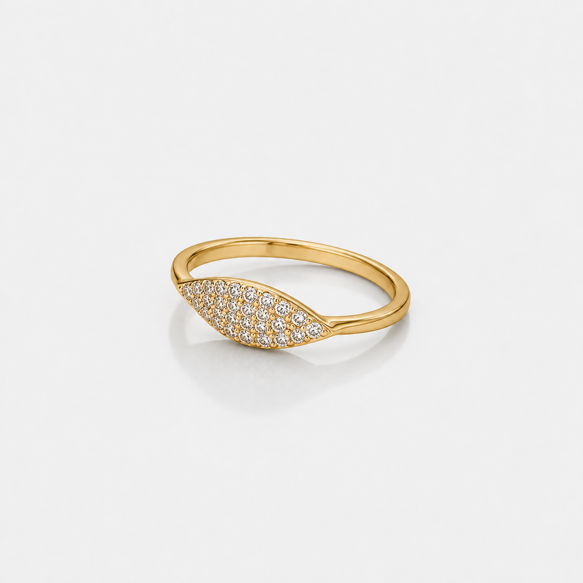 Pavé Marquise Stacking Ring