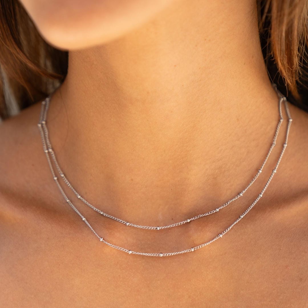 Double Layered Choker Necklace