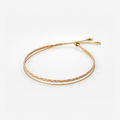 Rio String Gold Bracelet