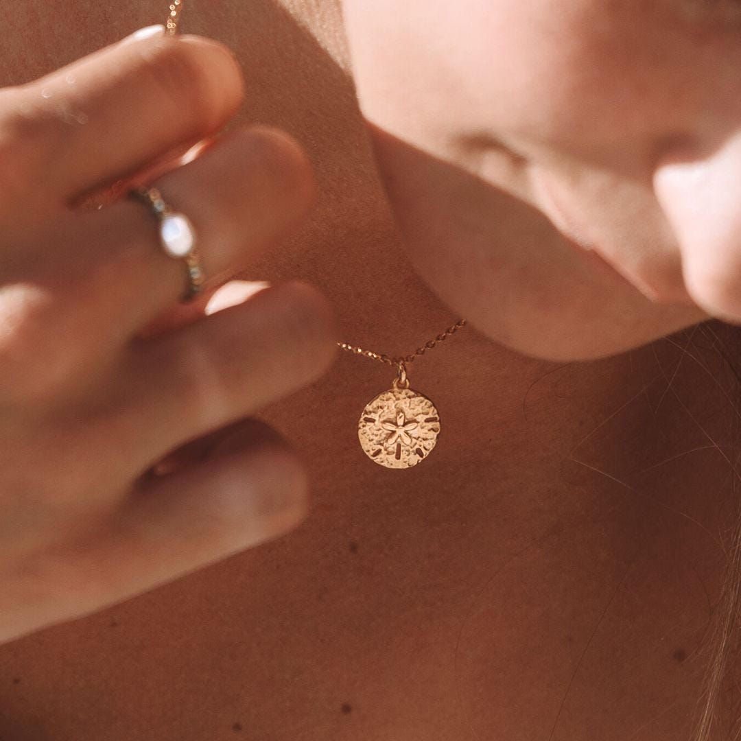 Sand Dollar Charm Necklace
