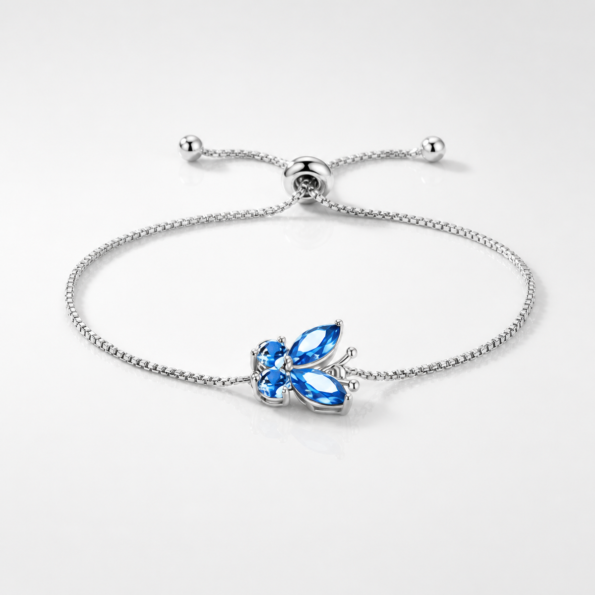 Sapphire Butterfly Bracelet