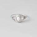 Silver Vintage Royal Pearl Ring