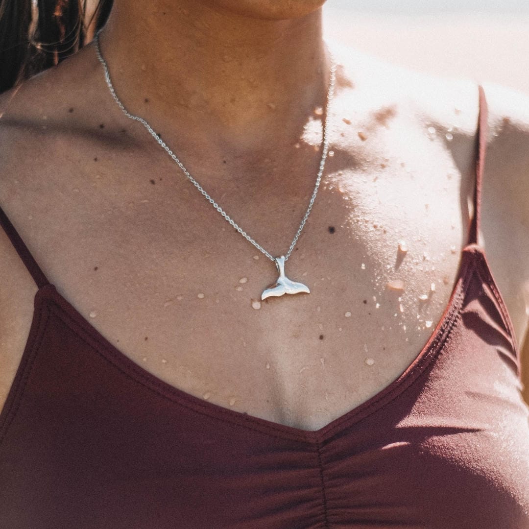 Elegant Whale Tail Necklace