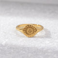 Summer Solstice Gold Ring