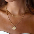 Golden Radiance Rope Necklace Set