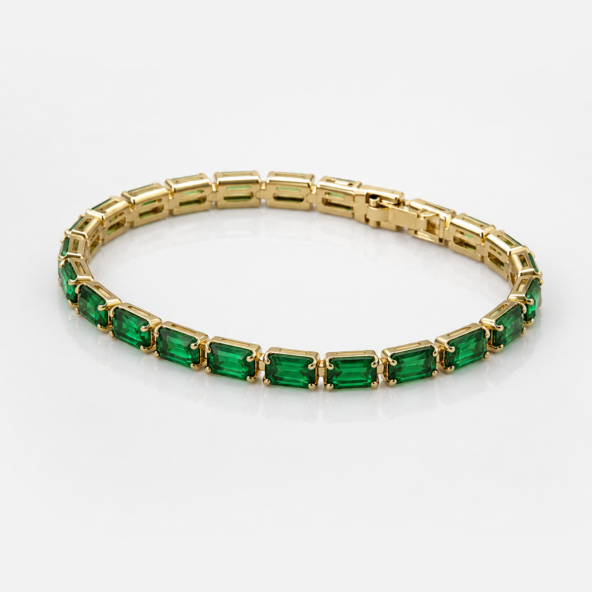 Timeless Emerald Tennis Bracelet