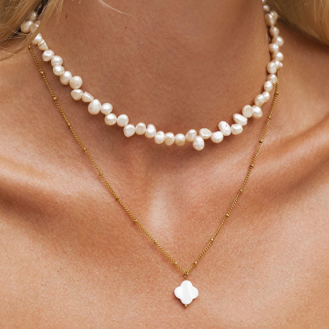 Coastal Glow Choker Necklace Pair