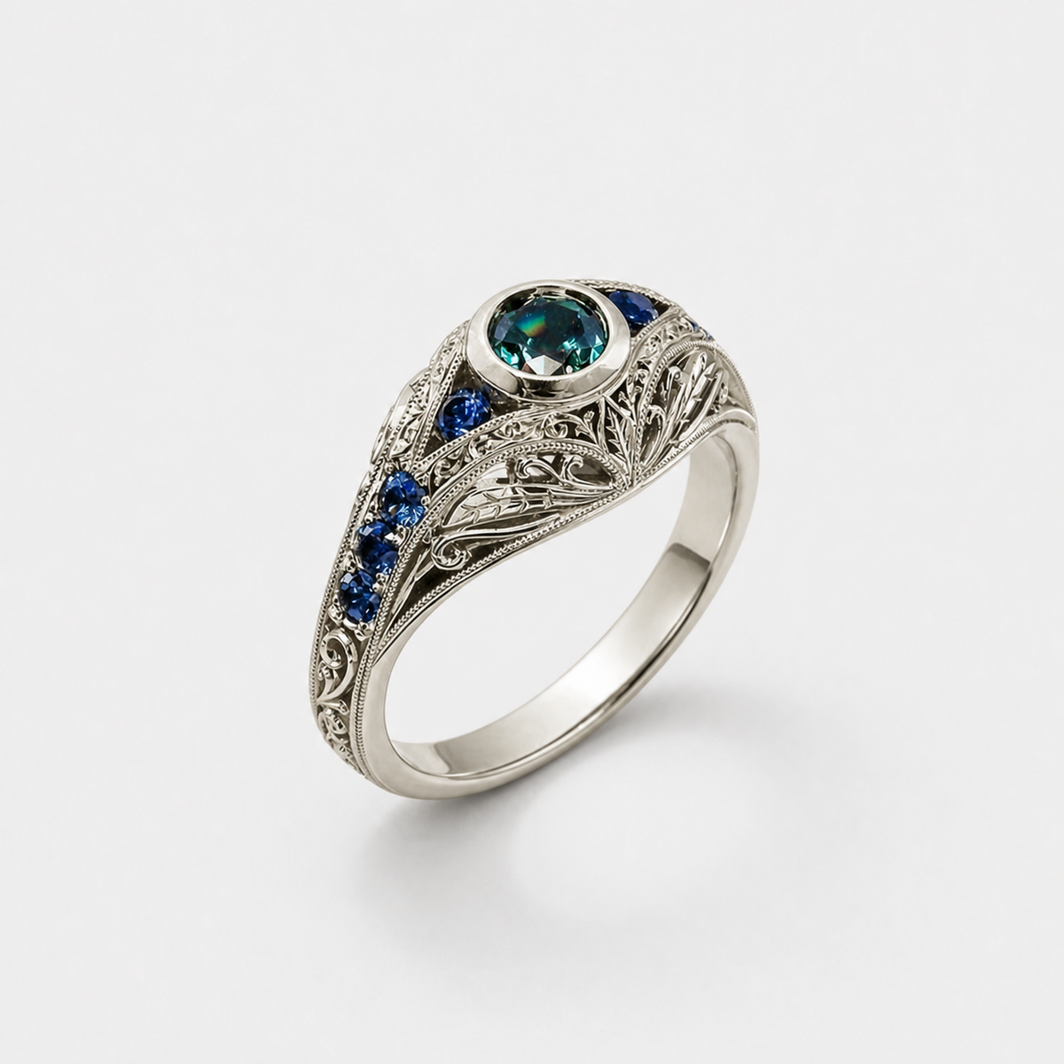 Windsor Azure Ring Cubic Zirconia